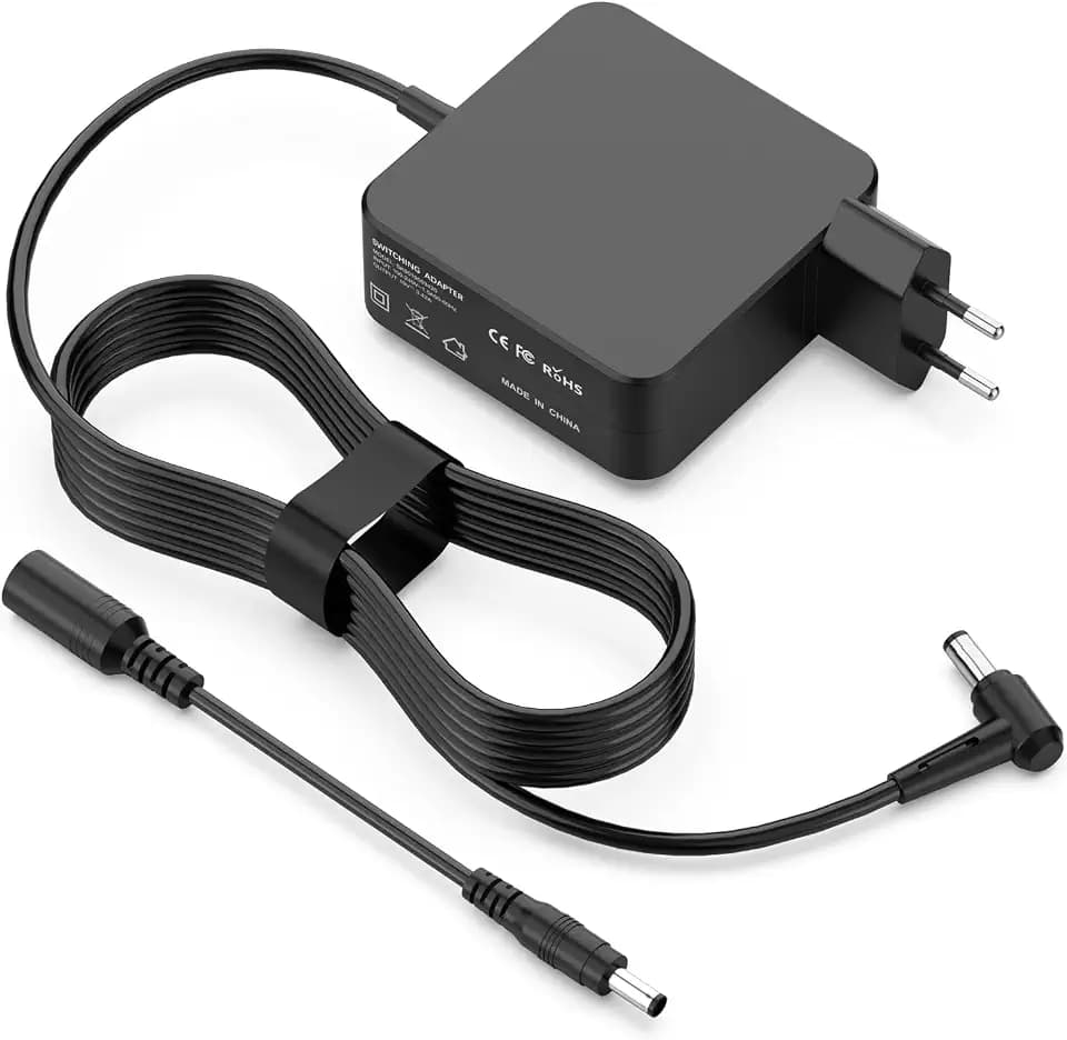 BIUBOTY 65W Ladekabel Laptop Netzteil für ASUS Laptop - 19V Laptop Ladegerät Kompatibel mit ASUS X550 X555 K53 K55 K52 K56 X551 X552 X54 X55 F550 F555 A52 A53s Ersatz Adapter 5.5x2.5mm & 4.0x1.35mm
