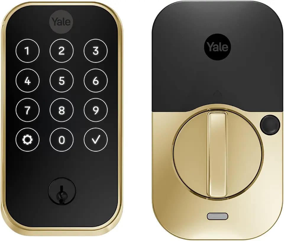 Yale Assure Lock 2 Deadbolt with Z-Wave, Lifetime Brass