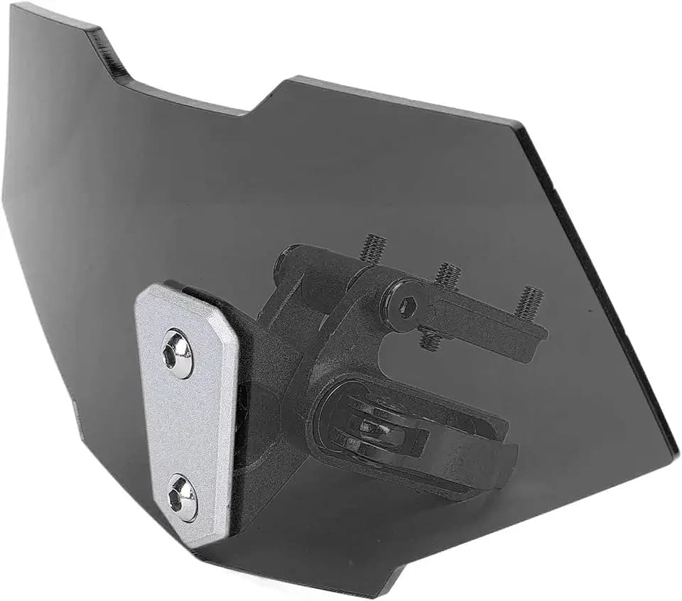 Motorrad-Windschutzscheibenverlängerung, Motorrad-Windschutzscheiben-Acryl, Erhöhter, Verstellbarer Clip-On-Windabweiser, Windschutzscheibenverlängerung für Motorräder