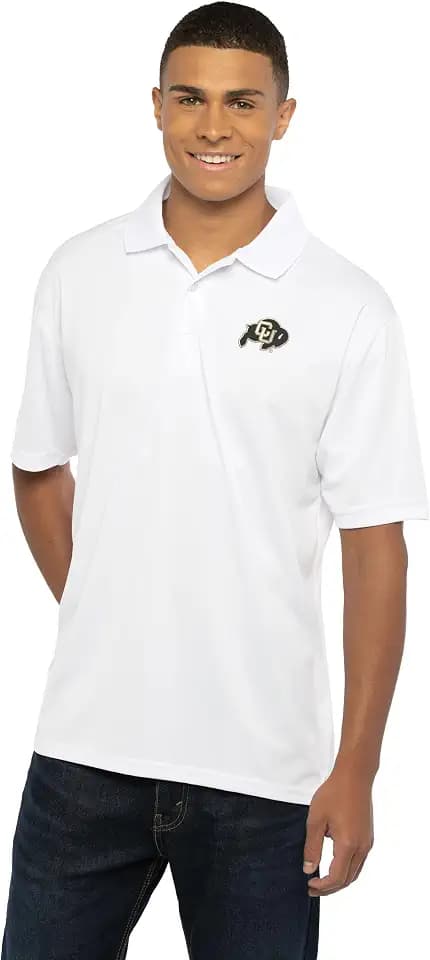Vantage Apparel NCAA Moisture Wicking Grey Poly Men's Polo