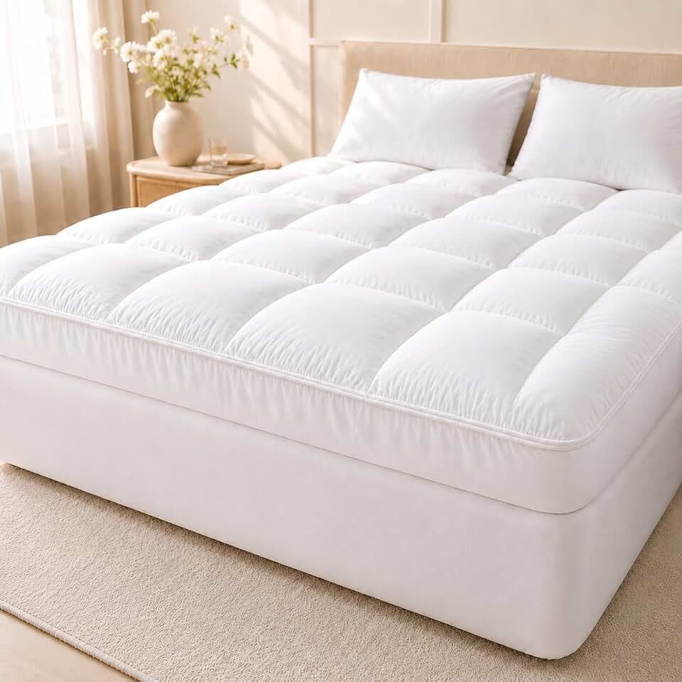 SafeRest CloudGuard - Twin XL Size Hybrid Mattress Protector & Pad (Extra Padded) - Waterproof Quilted Pillow Top Mattress Cover - Thick, Plush & Fitted Mattress Topper for Bed