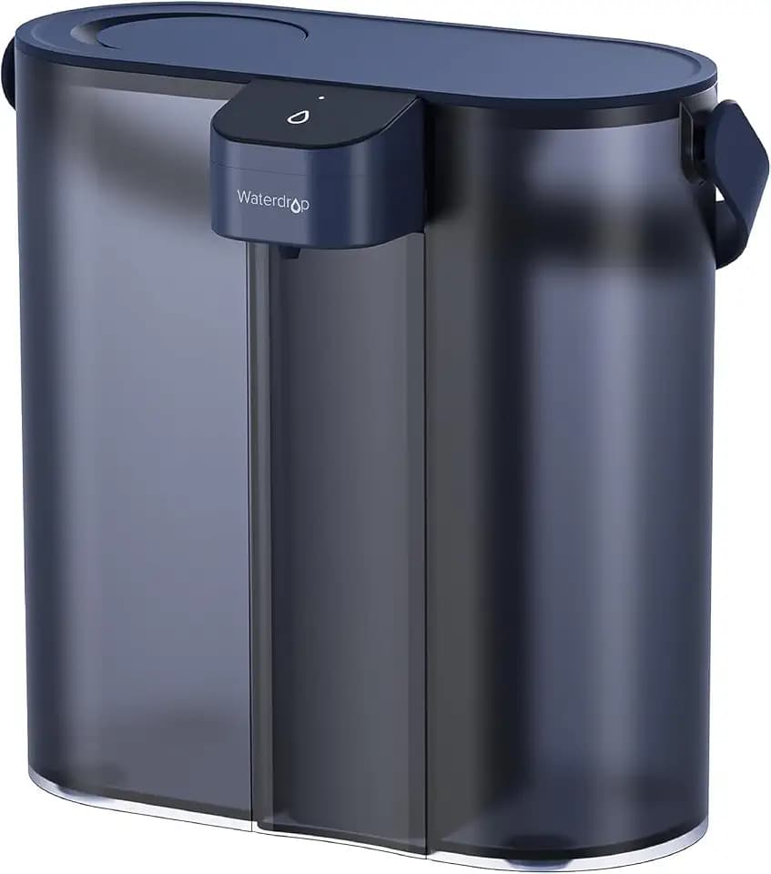 Waterdrop ED02B Compact Electric Water Filter Pitcher, 14-Cup, Blue