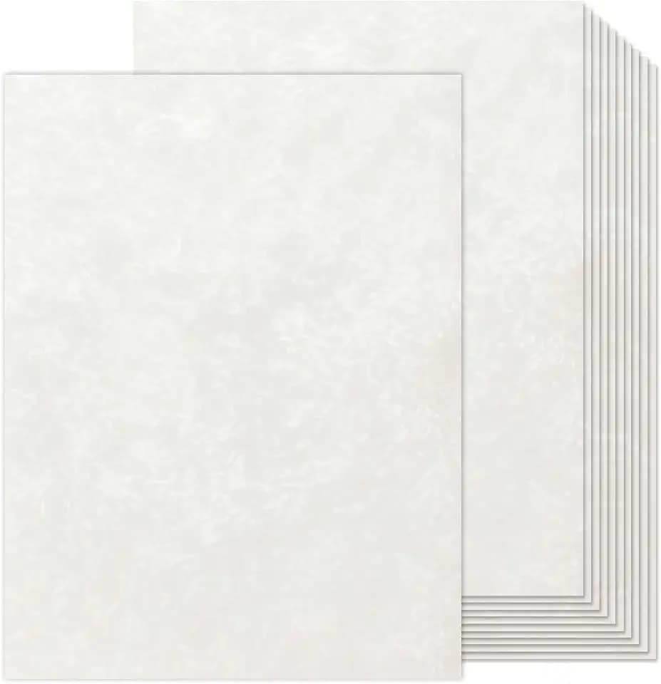 90PCS Vintage Paper 8.5 x 11 in Parchment Paper for Writing (Cream)
