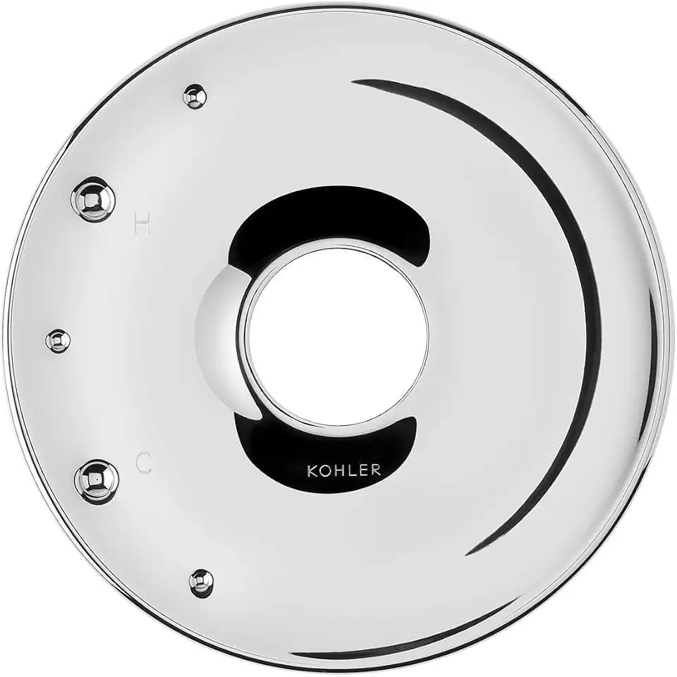 KOHLER 1009781-CP Faceplate, Polished Chrome