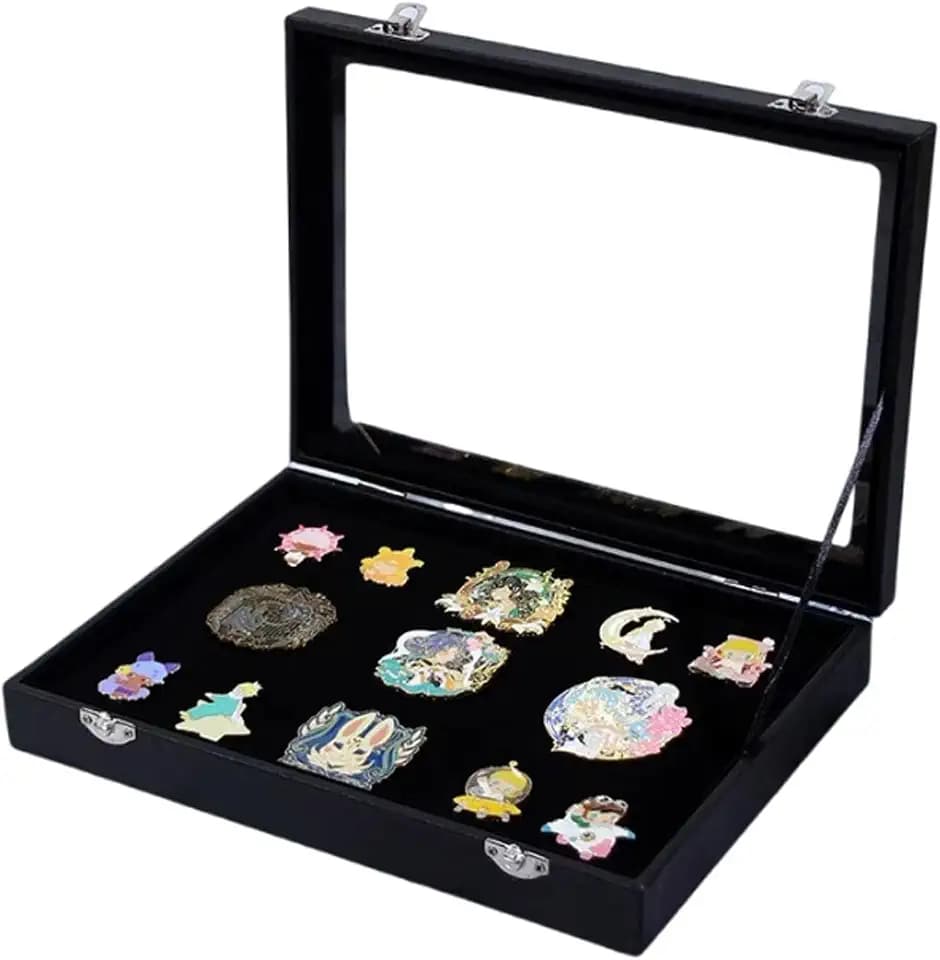 TANG SONG Brooch Lapel Pin Gemstone Jewelry Display Holder Storage Case