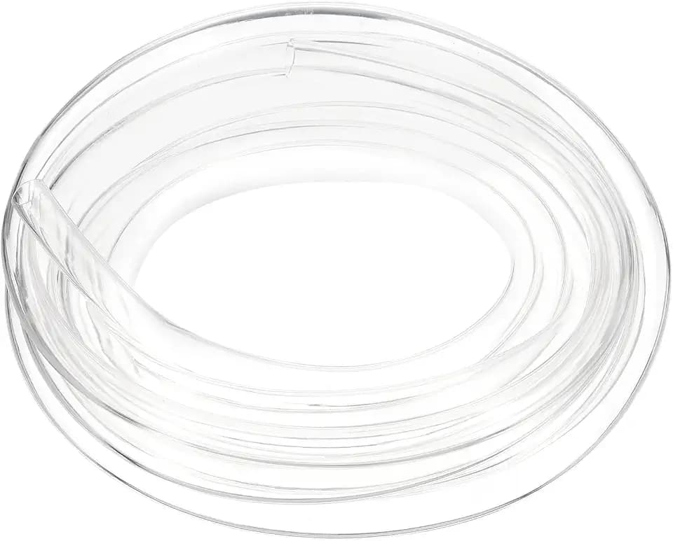 uxcell PVC Tubing, 12mm ID x 16mm OD - 13 Feet Long Clear Vinyl Water Pipe, Lightweight Plastic Flexible Water Pipe for Aquaponics, Air Hose, Irrigation