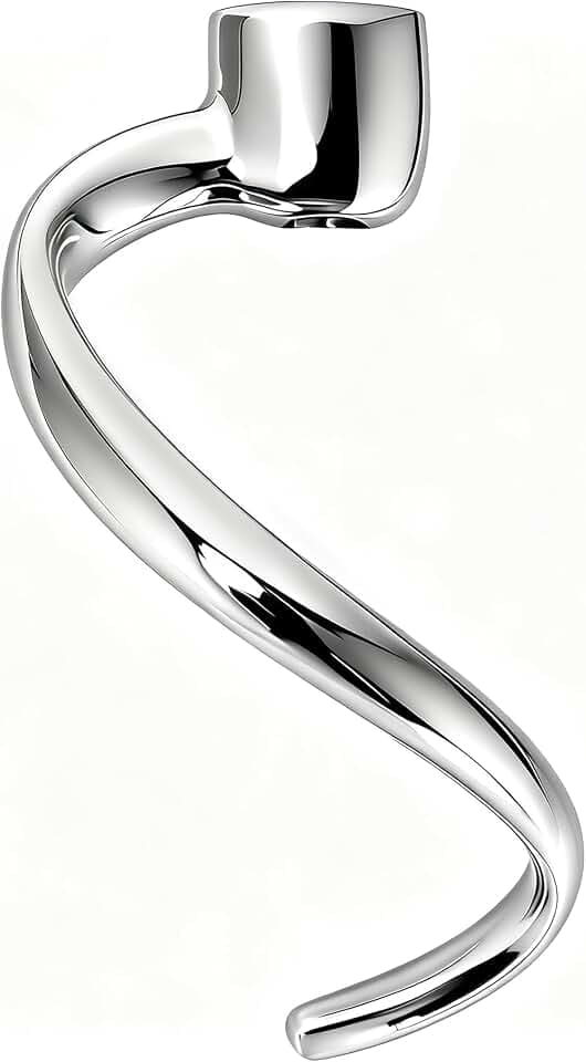 Stainless Steel Spiral Dough Hook for Kitchenaid 5 Qt Tilt-Head Stand Mixer