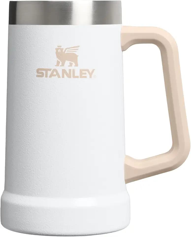 STANLEY Stay-Chill Beer Stein, 24 oz, Hammertone Frost