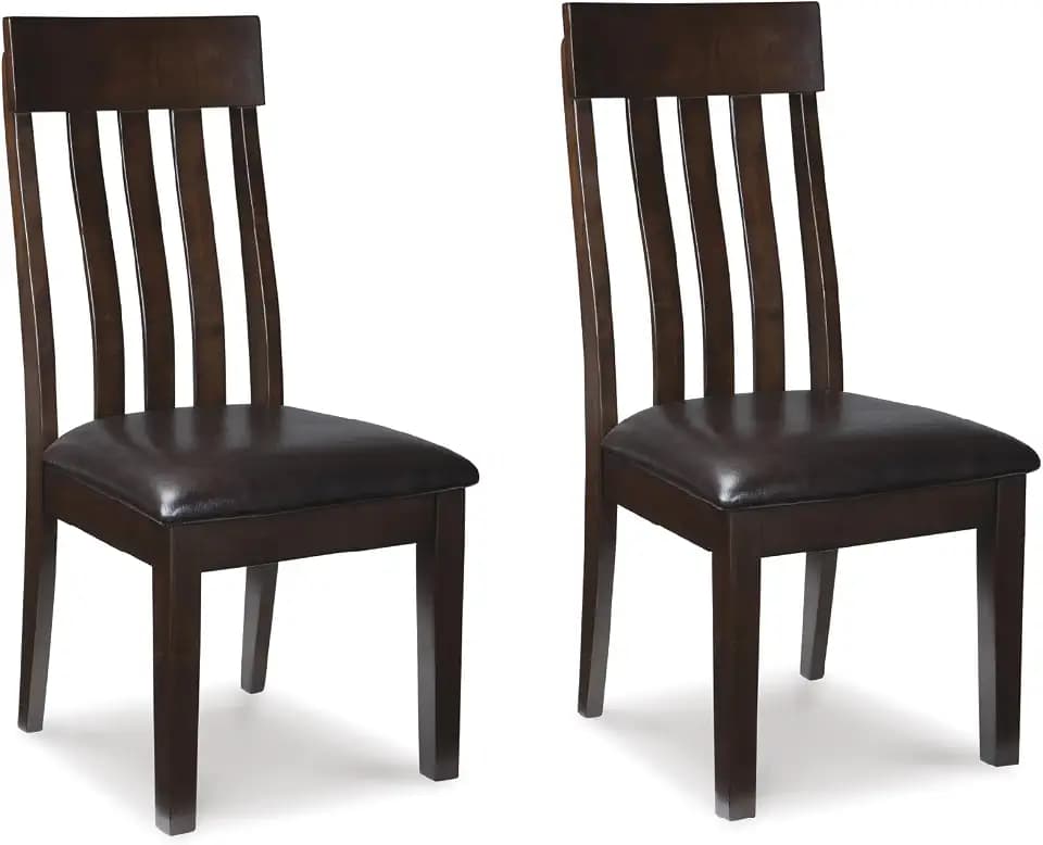 Signature Design by Ashley Haddigan Dining Chair, Set of 2, Dark Brown