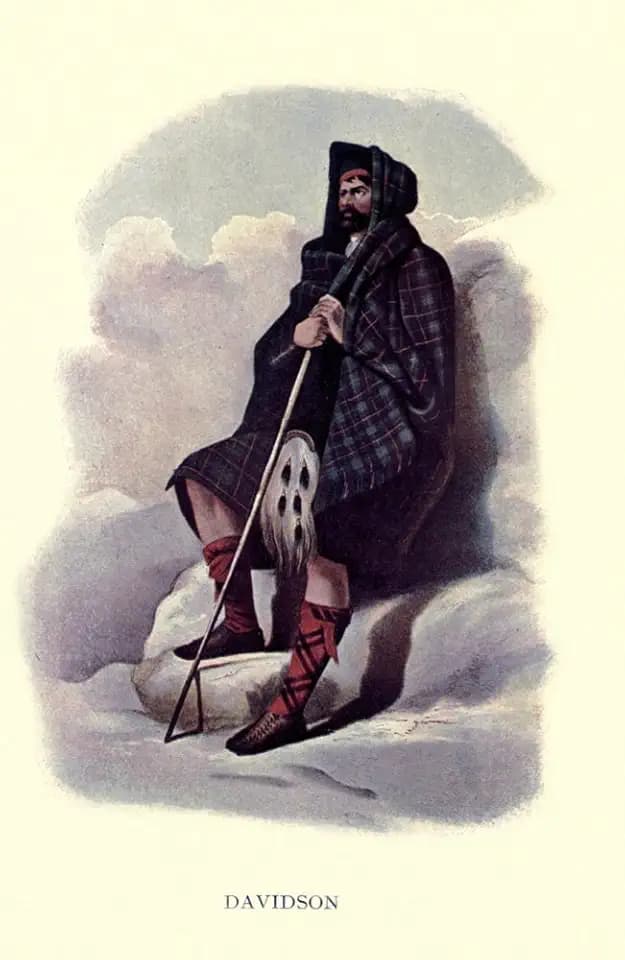 Highland Clans of Scotland 1923 Davidson Poster Print by Robert R McIan (18 x 24)