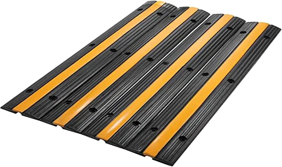 4 Stück für 1000 x 150 x 30 mm Kabeldurchführung aus Gummi 1 Steckplatz Kapazität 8,2T für ein Axle Kabeldurchführung für den Boden mit 1 Kanälen in 15 x 10 mm