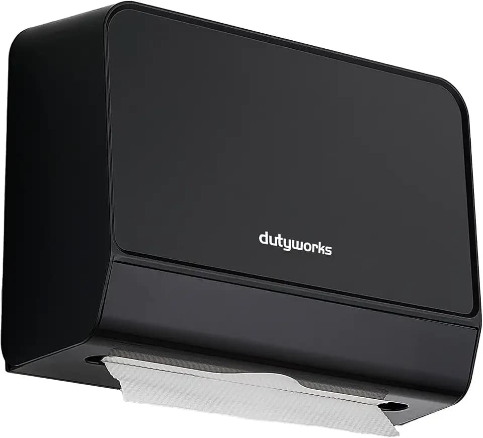 Multifold Paper Towel Dispenser Wall Mount, Black