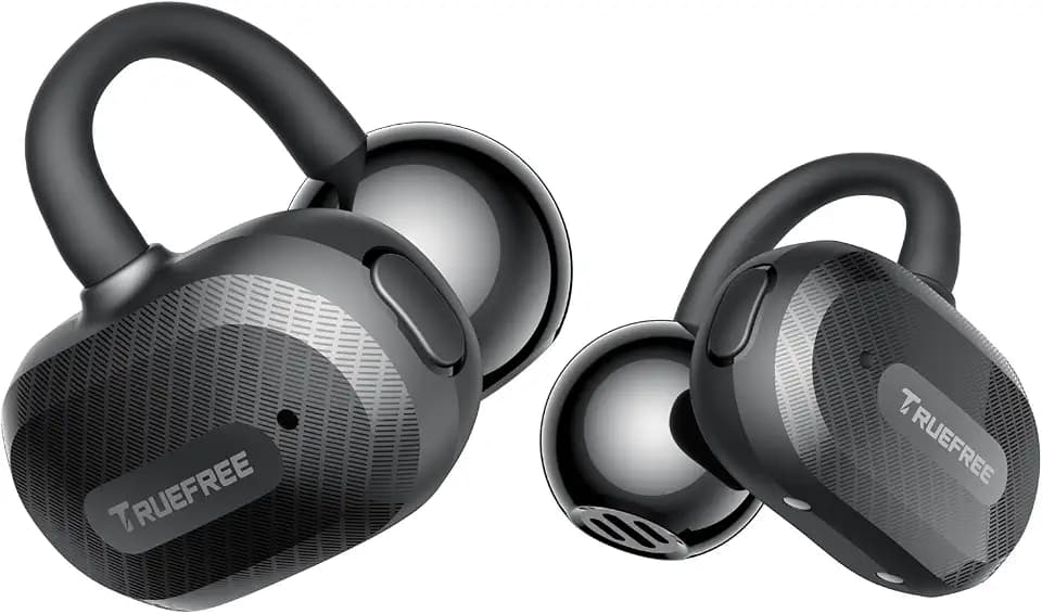 truefree C10 Open-Ear Ohrclips Kopfhörer, Kabellose Kopfhörer, Bluetooth 5.4 Kopfhörer, 12mm Treiber mit Spatial Sound, 28H Spielzeit, IPX5 Wasserdicht, KI-ENC Klare Gespräche, Perfekt für Sport