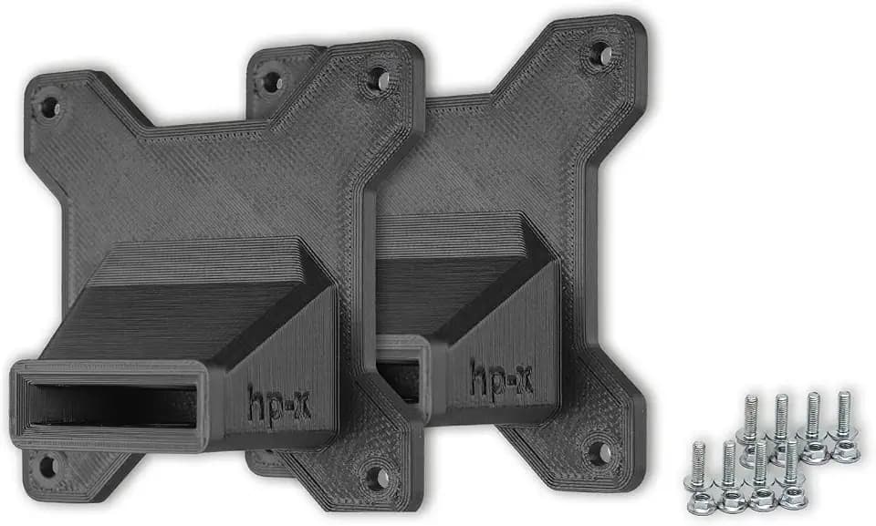 VESA Adapter Bundle für HP Monitor (22f,24f,24fw,22es,22er,22ea,24es,24er,24ea,27es,27er,27ea) - 75x75mm - für Monitore ohne VESA (2-Pack)