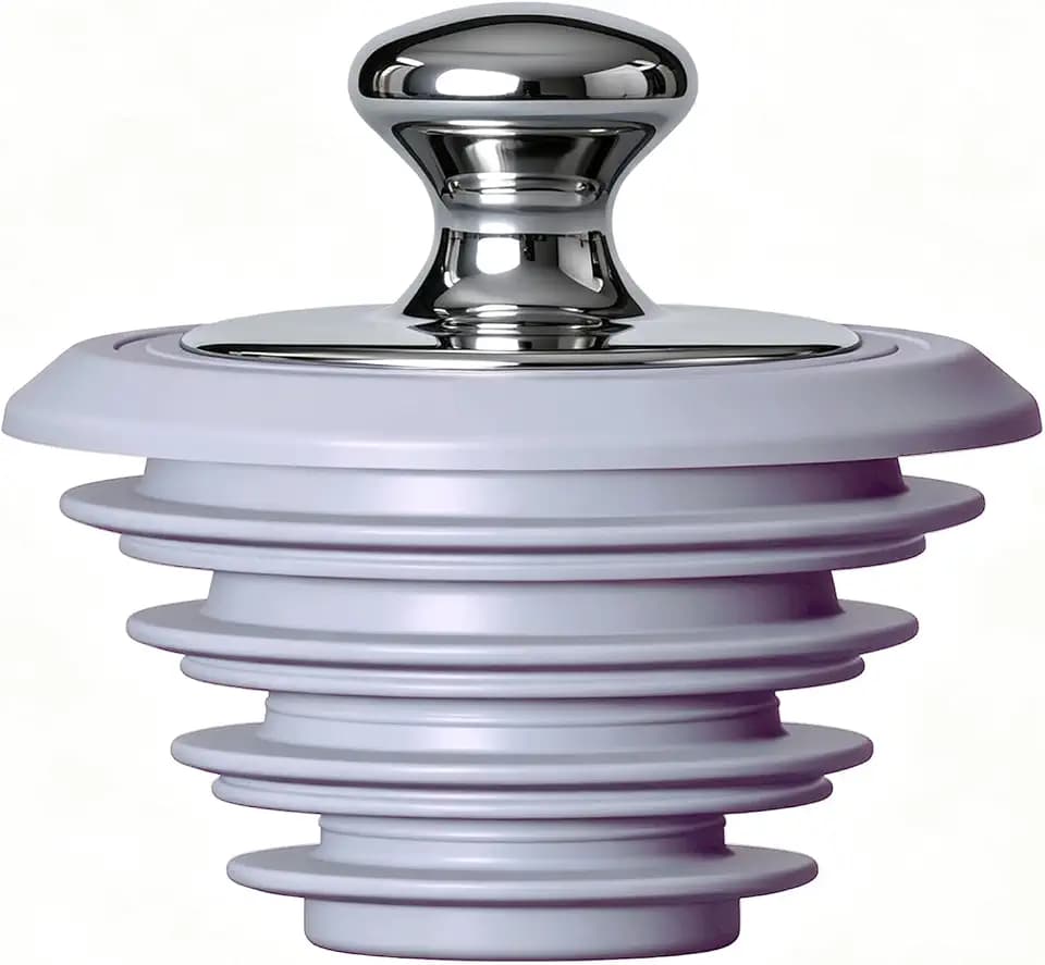 XAJOON Bathtub Drain Stopper,Tub Stopper,Silicone Bathtub Stopper, Washbasin Drain Plug(Gray,Patented Product)