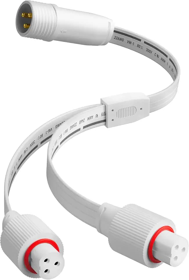 Y-Splitter for Govee Permanent Outdoor Lights 2, 1 Male to 2 Female