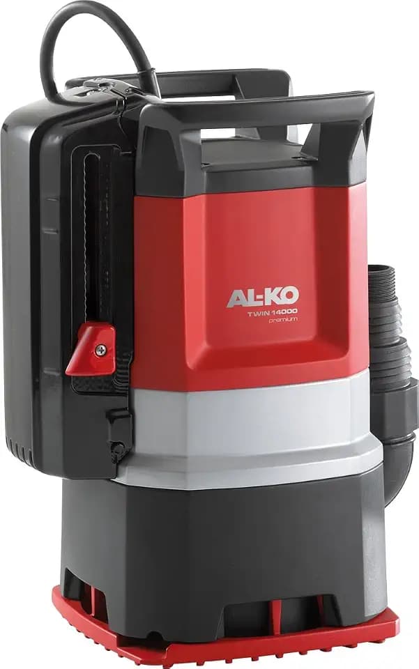 AL-KO Kombitauchpumpe TWIN 14000 Premium (1000 W Motorleistung, 15.000 l/h max. Fördermenge, 10 m max. Förderhöhe, 30 mm max. Korngröße)