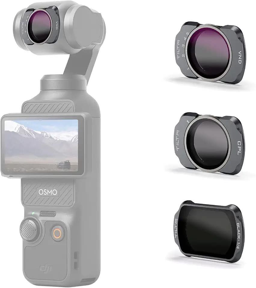 Tilta Pocket 4 Basis-Filter-Set, Magnetische CPL/Black Mist/VND Filter