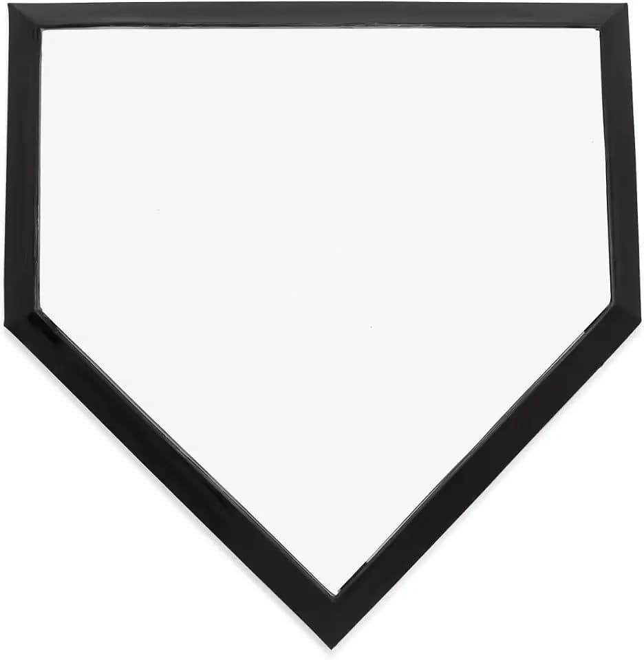 Champion Sports Home Plates – Durable Molded Rubber Baseball/Softball Home Base with Various Bottom & Anchor Options, In-Ground, Waffle, Metal, or Hardwood Base Styles Available
