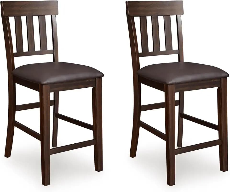 Signature Design by Ashley Haddigan Counter Height Bar Stool, Set of 2