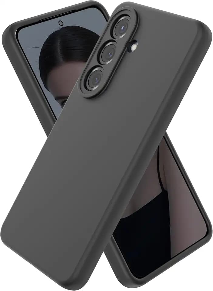 CUZMIGO Liquid Silicone Case for Samsung Galaxy S26 Plus, Black
