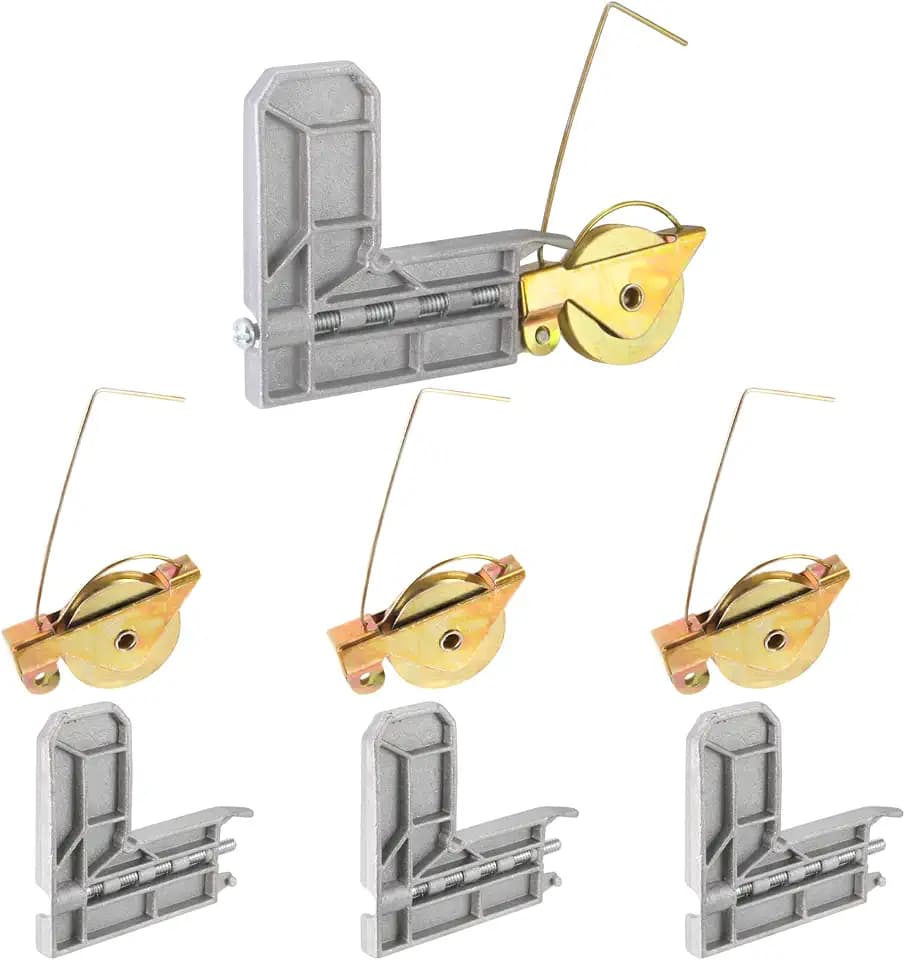 Sliding Screen Door Rollers 4 Sets 1-1/4" Steel Bearing Corner Insert