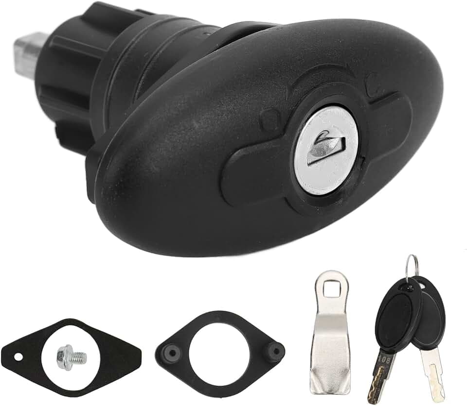 Aramox Kabinentür-Spannschloss, RV Kabinentür-Kompressionsschloss Rotary 30mm Zinklegierung Nylon für Caravan Yacht