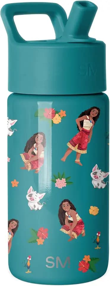 Simple Modern Disney Moana Kids Water Bottle & Toddler Cup | 14oz
