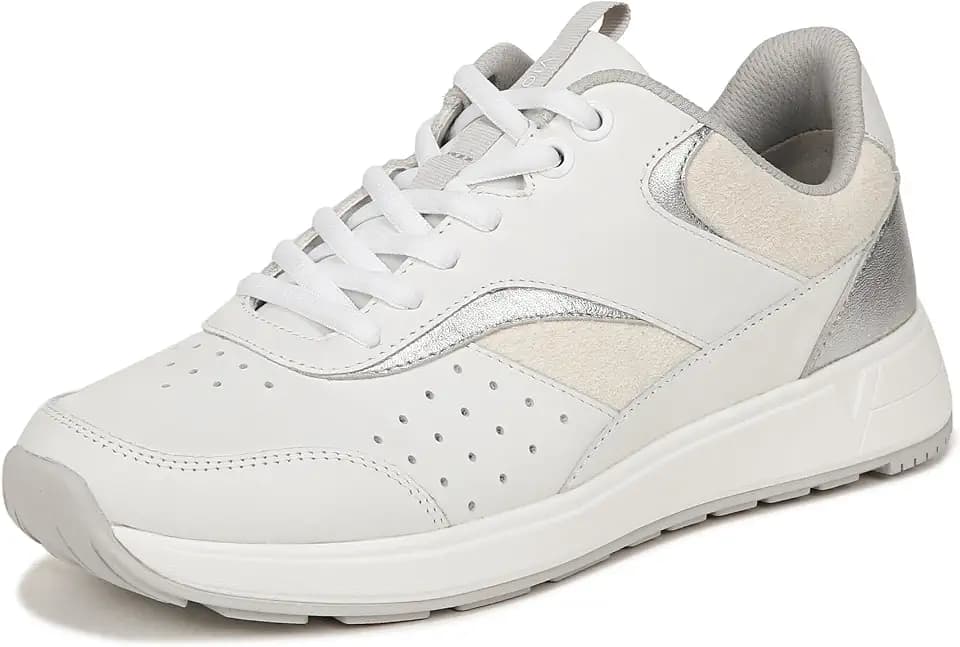 Vionic Women's Fashion Sneaker Nova – Comfortable Lace Up that Includes a Built-in Arch Support Insole that Helps Correct Pronation and Alleviate Heel Pain Caused by Plantar Fasciitis, Medium Width