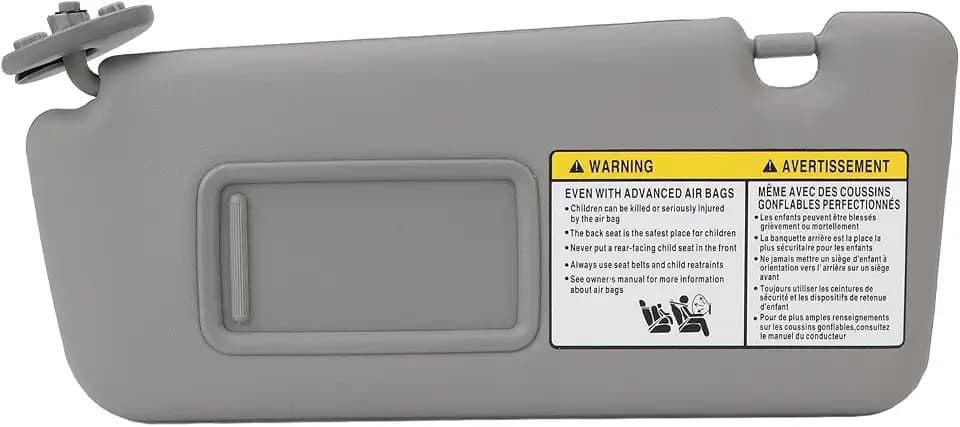 Sonnenblende 7432042420B0, Linke Fahrerseite, Multifunktionale Sonnenblende mit Make-up-Spiegel, Ersatz für RAV4 2004 Bis 2005