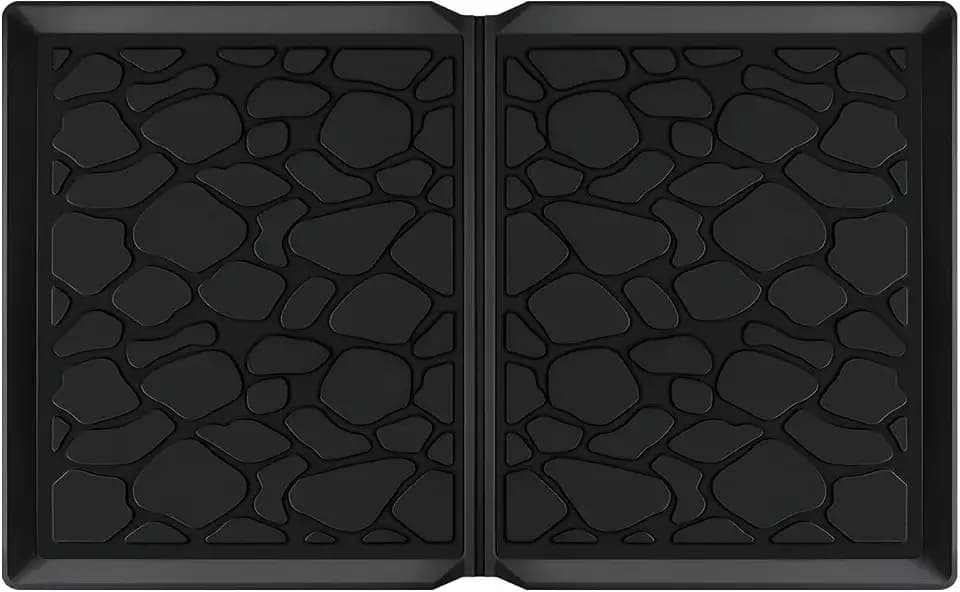 All Weather Mat for Wonderfold Wagon, Foldable Wagon Accessories made of Silicone, Protects the car from Sand, Dust and Water, Easy to Clean for Wonderfold (W2 models)30.3*16*0.78in(black)