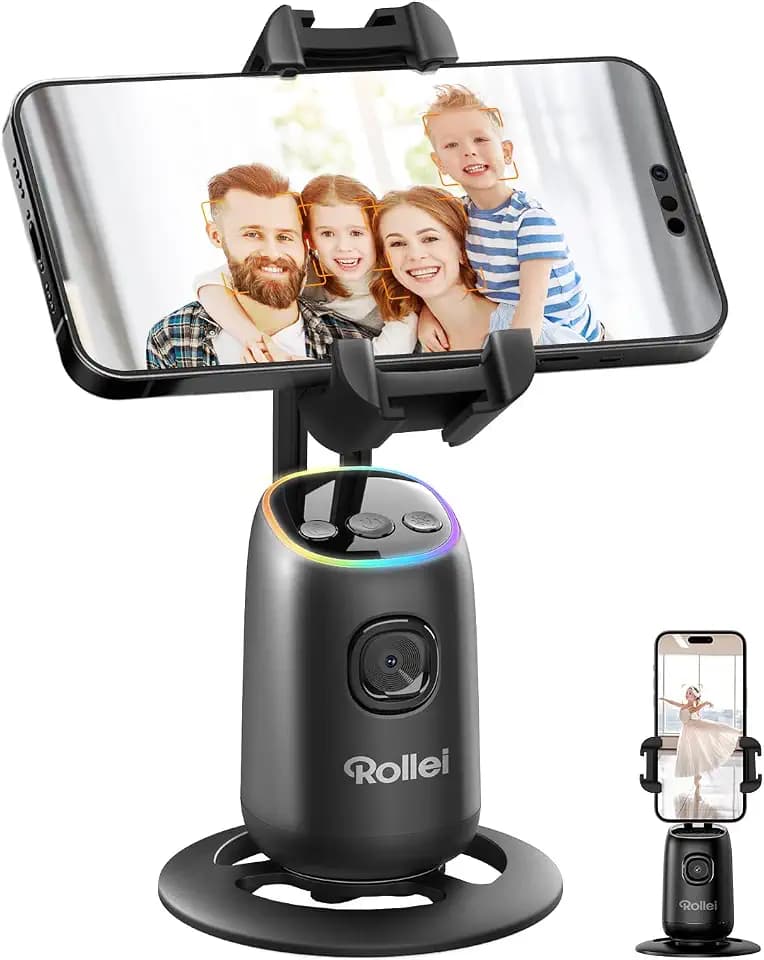 Rollei Easy Creator Desktop Handy Stativ mit Automatische Verfolgung