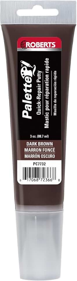 Roberts Palette Quick-Repair Putty for Wood, Laminate & Vinyl - Dark Brown
