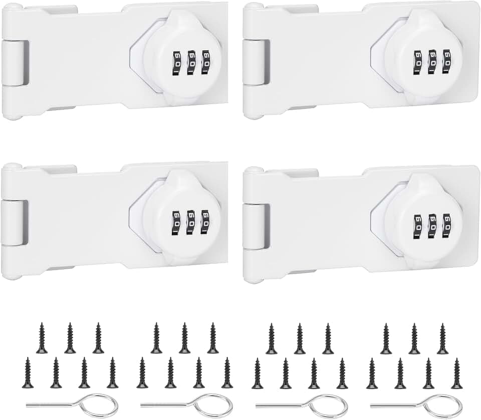 Keyless Cabinet Lock with Combination Code - 3-Digit Password
