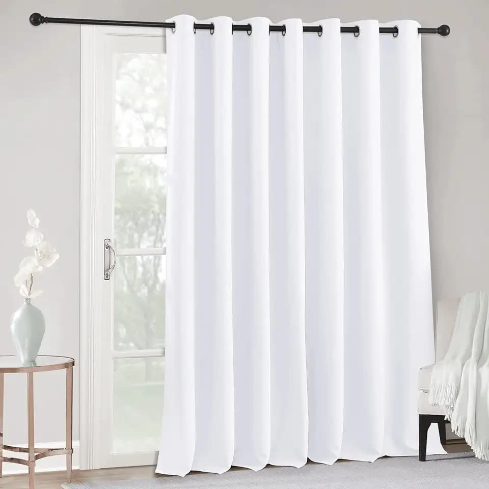 RYB HOME Privacy Curtain for Sliding Glass Door, Thermal Insulated