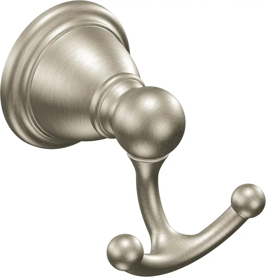 Moen YB2203BN Brantford Brushed Nickel Wall Mount Double Robe Hook