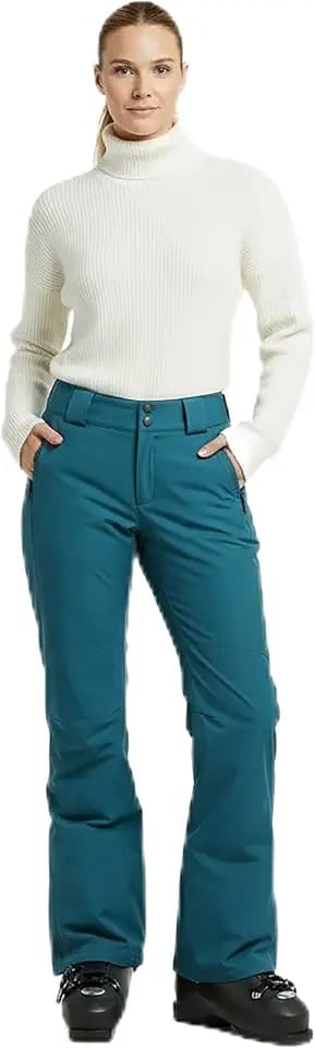 Arctic Quest Women's Snow Ski Pants Water Resistant Softshell Insulated Flare for Snowboarding Hiking Winter Outdoor Pants