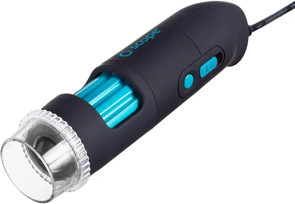 AmScope QS-80200-P Q-Scope 80200-P 8MP 200X Handheld USB Microscope