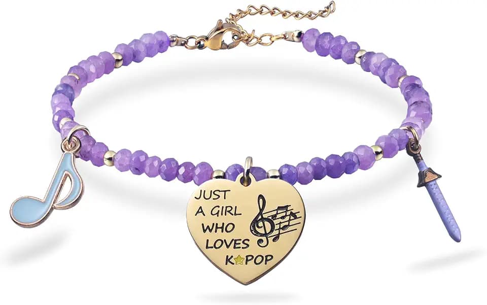 KPop Merch Anime Bracelet K-Pop Gift for Women Teens Birthday Gifts