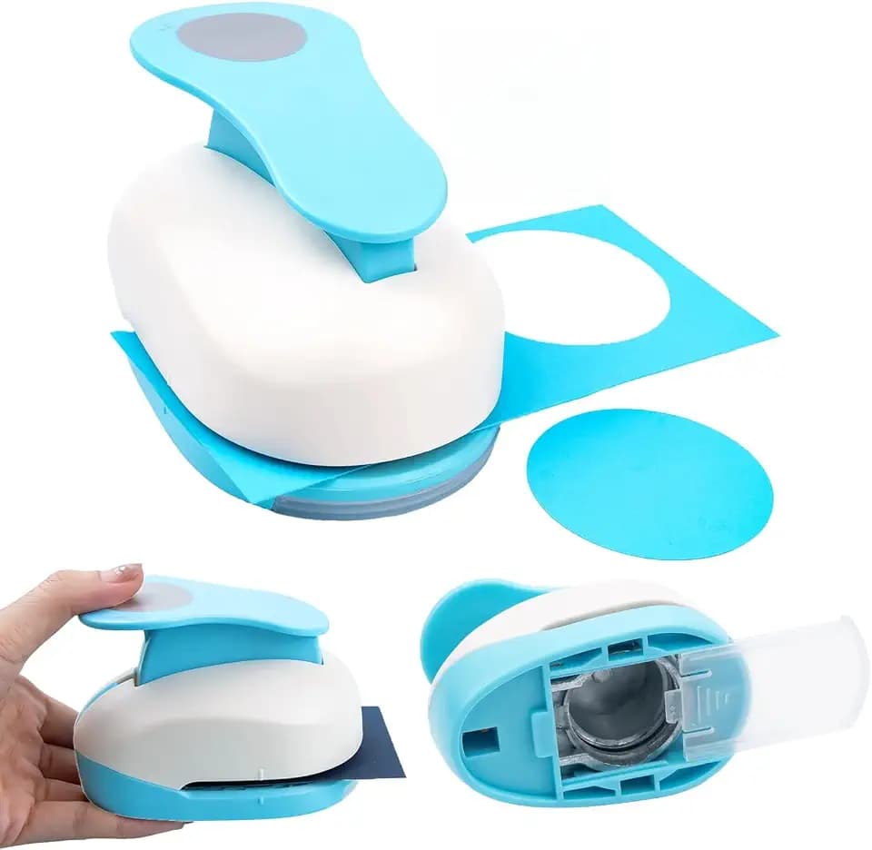 3 Inch Circle Punch, Paper Punch | Circle Hole Punch| for Paper Crafting Scrapbooking for Office Junk Journal Supplies, Card Making, DIY Albums, Photos, Cards Arts