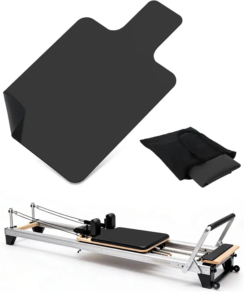 Anti-Skid Pilates Reformer Mat with Black Bag, 3mm Thick Pilates Mat Cover