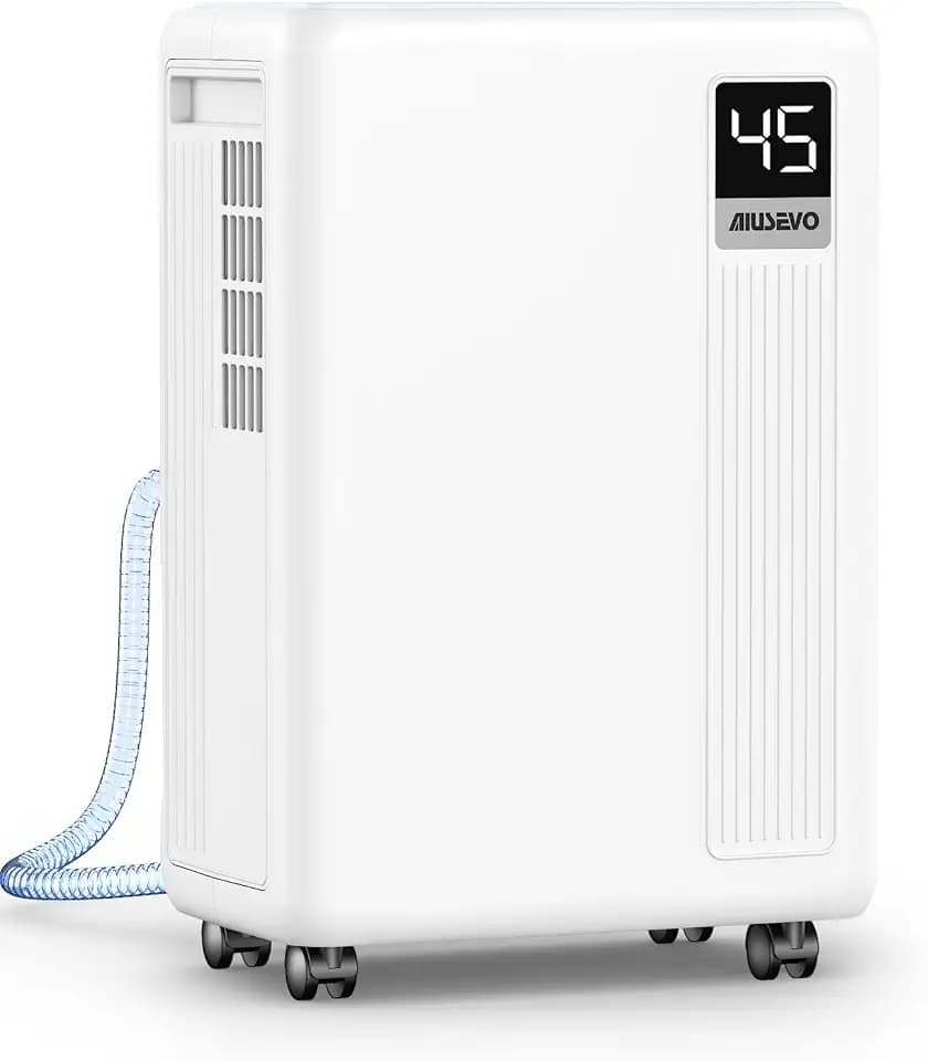 30 Pint Dehumidifier, 2500 Sq. ft Dehumidifier for Basement with Drain Hose