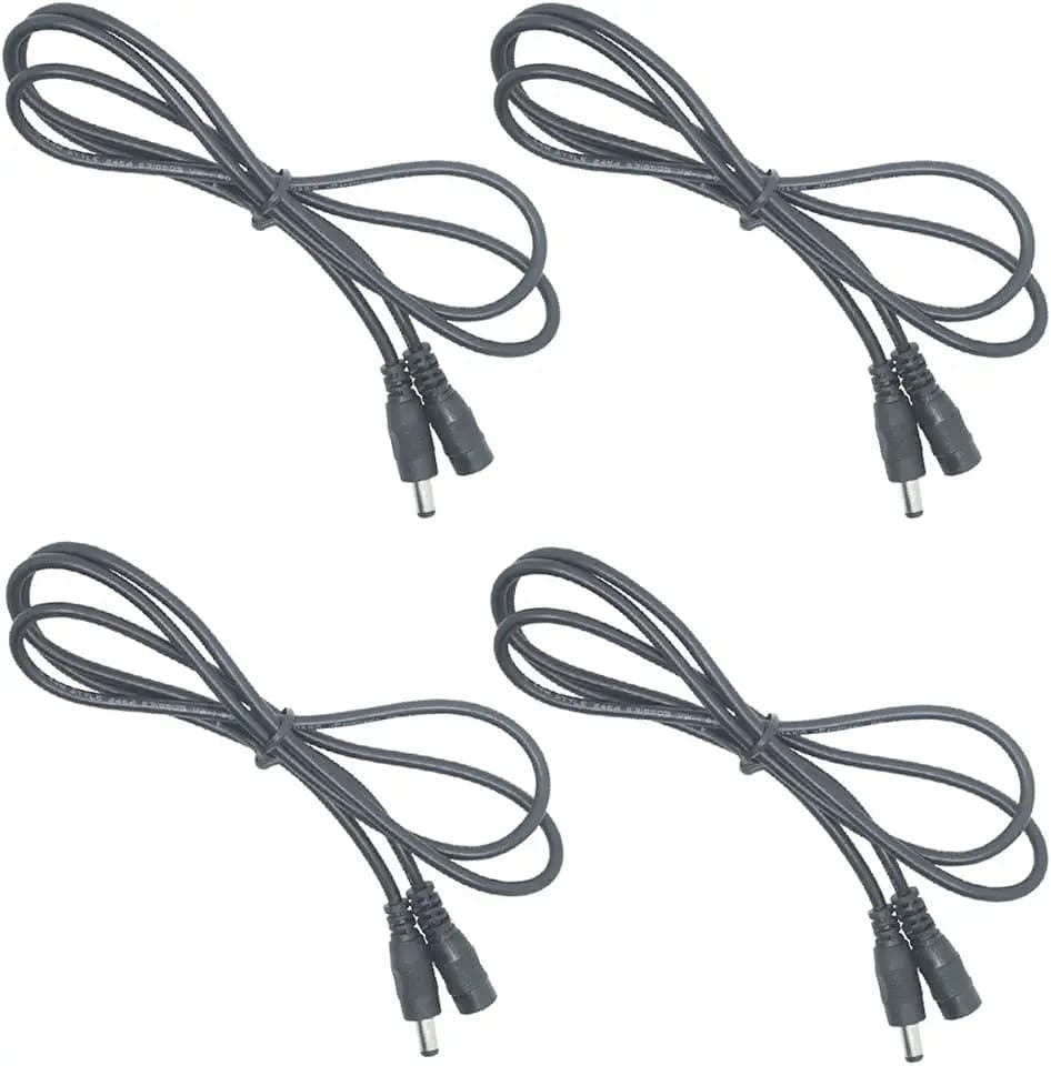 Litever 3.3 Feet Extension Cables 20 awg for Litever LL-008 Lighting Kits