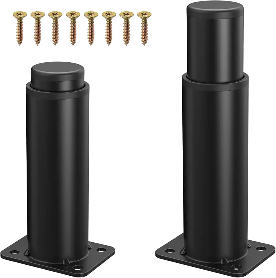 2pcs7"-12"Metal Adjustable Furniture Legs,Adjustable Height Replacement Leg