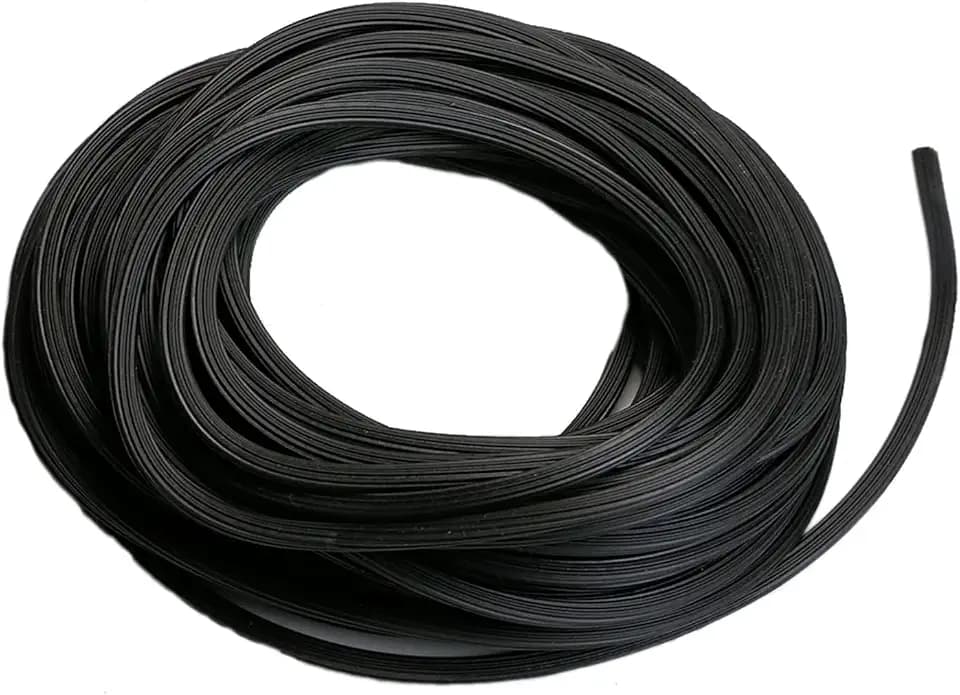 Window Screen Spline, 0.16" x 120ft Screen Retainer Spline for Window Screen Replacement, Black, Tooltriz
