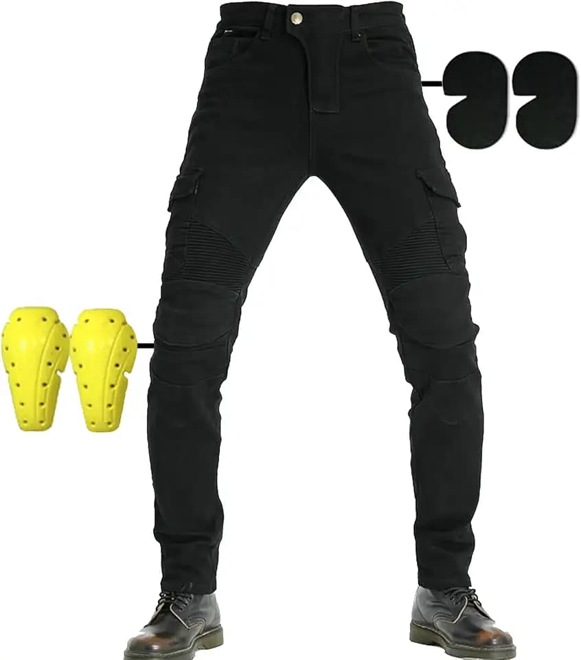Motorradjeans Für Männer Und Frauen, Motorradhosen Motorradjeans Sportliche Motorrad Hose Mit Protektoren Motorradhose