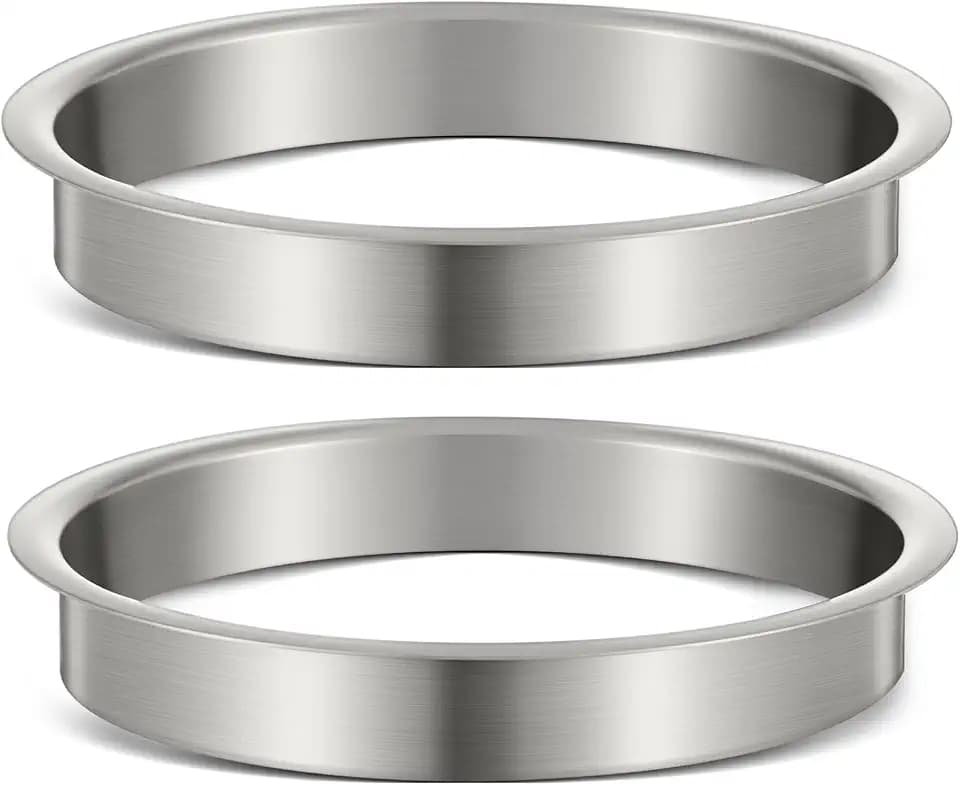 Honeydak 2 Pcs,8 x 1 Inch 304 Stainless Steel Trash Grommets for Countertop