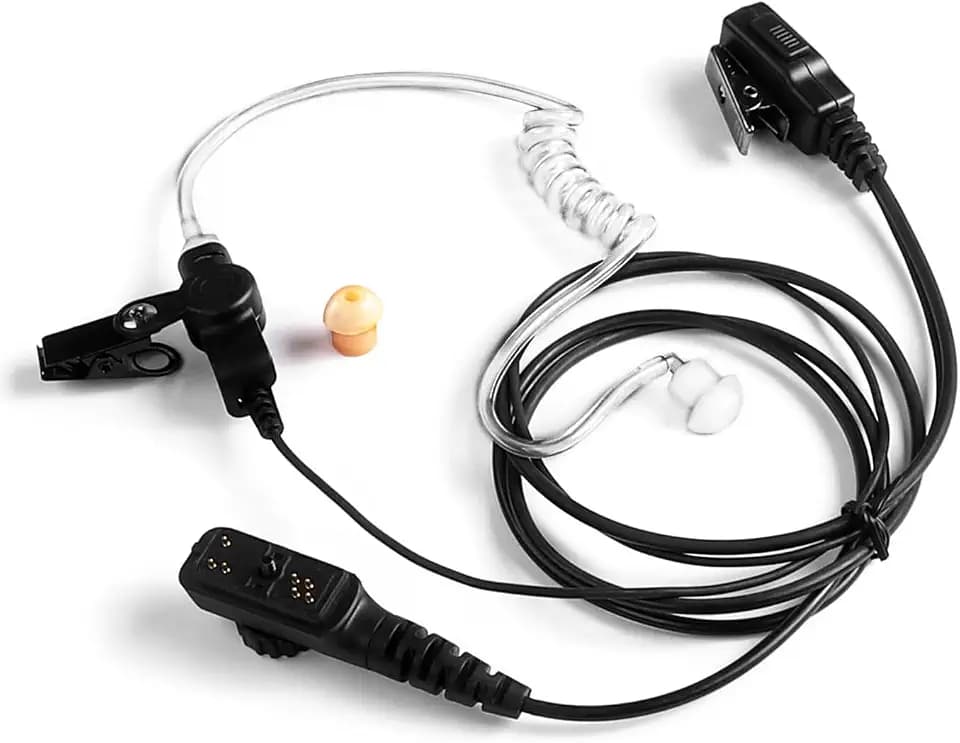 Headset Ohrhörer für HYT Hytera Radio PD580 PD700 PD702 PD705 PD708 PD752 PD780 PD782 PD785 UL913 PD788 PD790Ex PD792Ex PD982 PD985 PT580 Walkie Talkie Akustikschlauch & PTT Multi-Pin