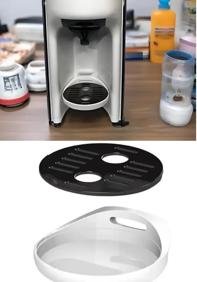 Quick-Release Adjustable Height Drip Tray Set for Baby Brezza Formula Pro – Durable Replacement for Original Platform, Installs/Removes in Seconds