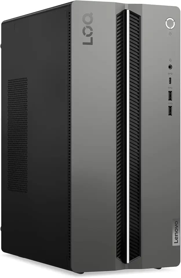 Lenovo LOQ Tower Gaming Desktop-PC | NVIDIA GeForce RTX 4060 | Intel Core i5-14400F | 16GB RAM | 1TB SSD | Windows 11 | Luna Grau - Raven Schwarz Gehäuse | 17L | 3 Monate GamePass